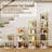 62.5" Rotating Bookcase, 360° Spinning Corner Bookshelf For Storage & Display, For Home Office And Living Room-104896776