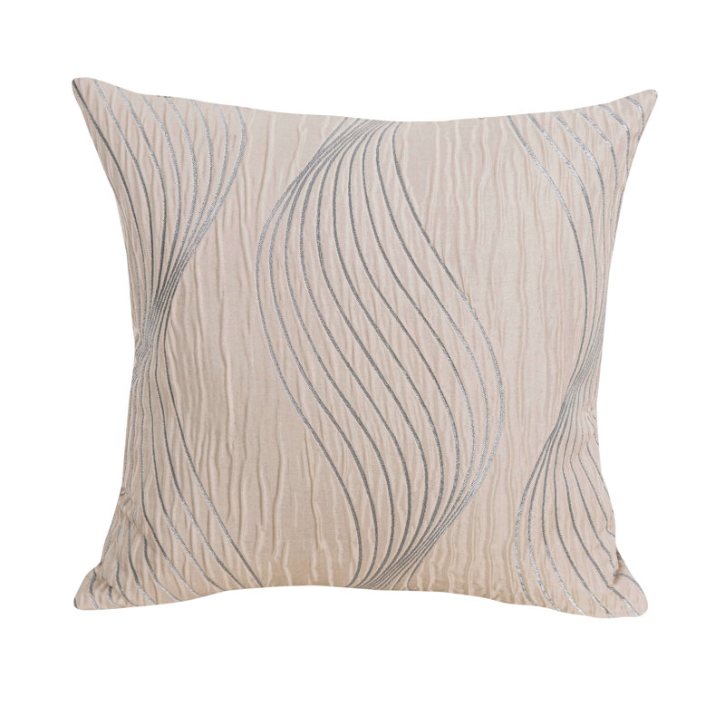 Briggett Plum Square Cushion, Natural