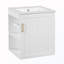 Armoire de salle de bain murale avec armoire latérale et lavabo-1017736135