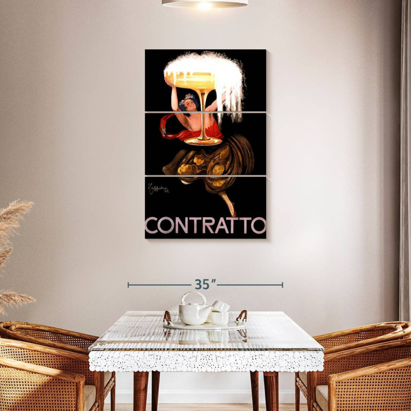 Yarlin Contratto Advertisement For Liquor, 45" H x 28" W