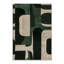 Tapis vert / noir Cypress MidCentury
