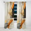 Hendina - Collages Curtain - Blackout Abstract Curtain - 1 Panels-1701095976