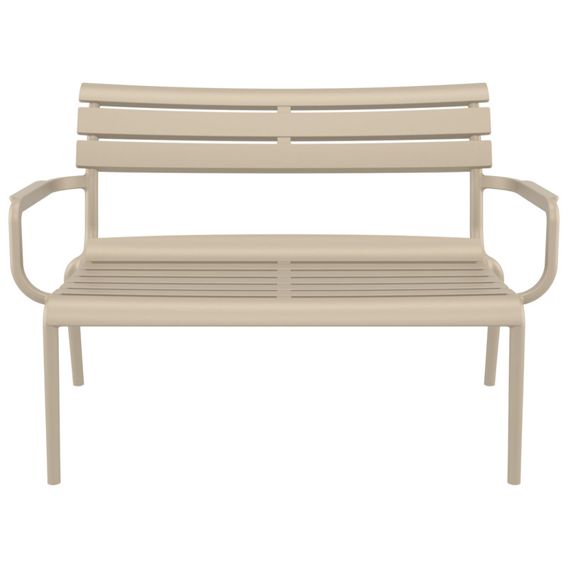 Banc d'extérieur 46 po Ruta Paris, Taupe