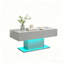 High Gloss Coffee Table with 16 Colors LED Lights-2098749257