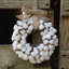 Couronne en coton 10 po en faux coton