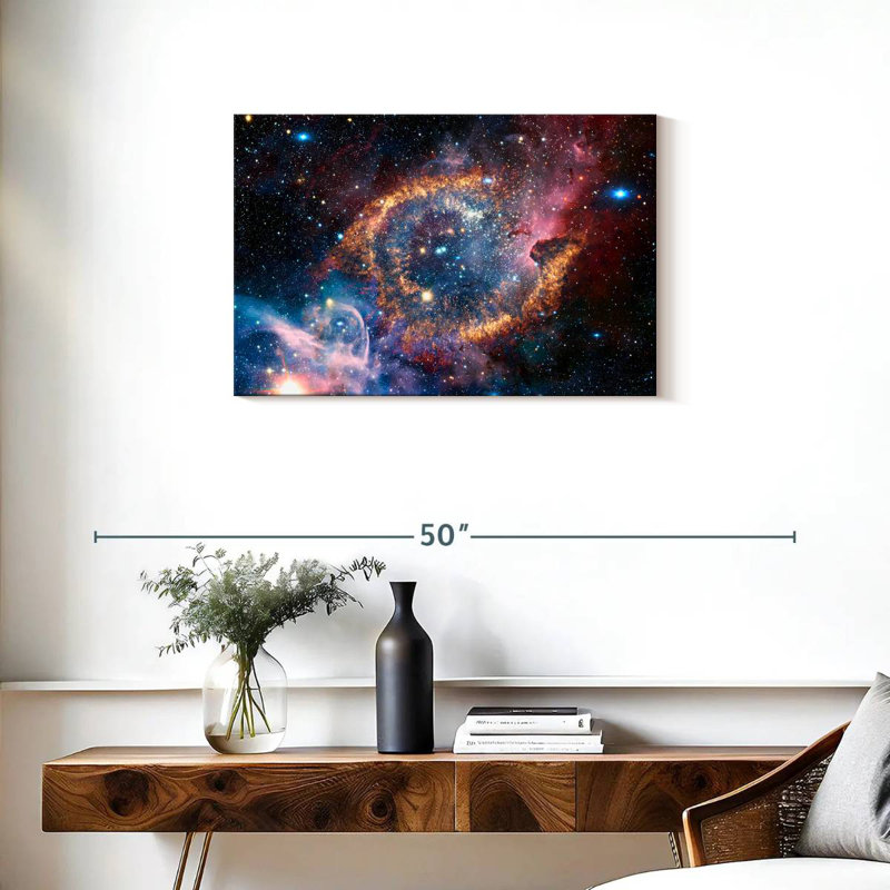 Oberle Helix Planetary Nebula, 20" H x 30" W