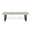Banc de patio avec pieds en fer-1261191061