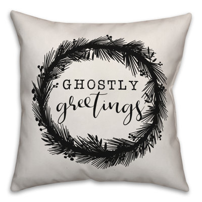 Housse de coussin Ghostly Greetings