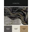 Soft Plush Jamarcus Posh & Luxe Marble Area Rug in Grey – Black Binding-1703102339
