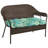 Sunbrella 44" x 18" Contoured Outdoor Wicker Bench Cushion-620469307