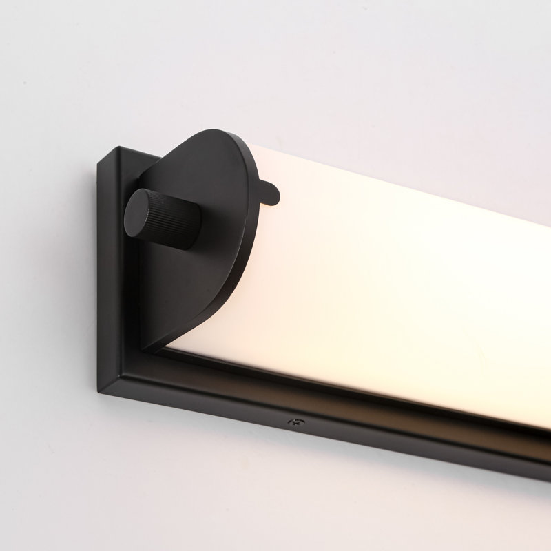 20.5" Modern Dimmable Linear LED Wall Sconce, Matte Black