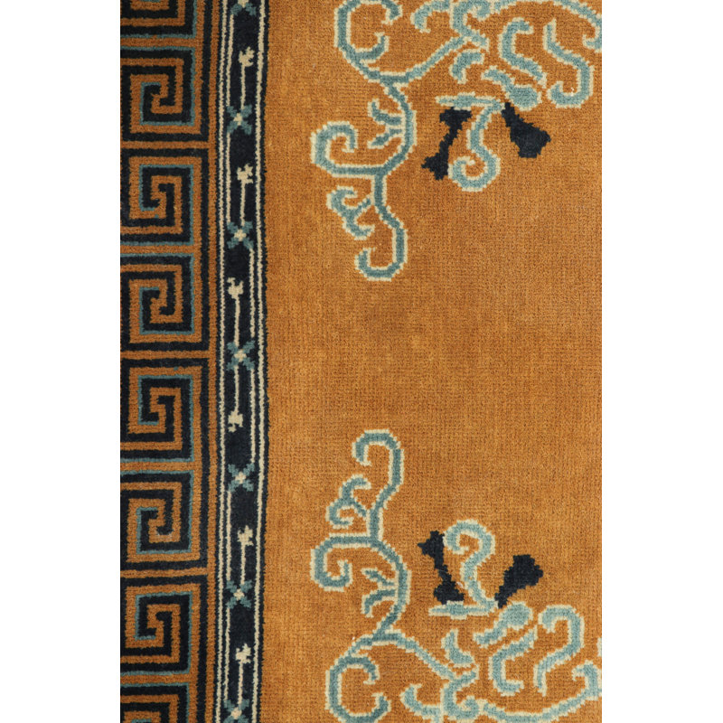 One-of-a-Kind 4'1x4'5 Hand Knotted Area Rug