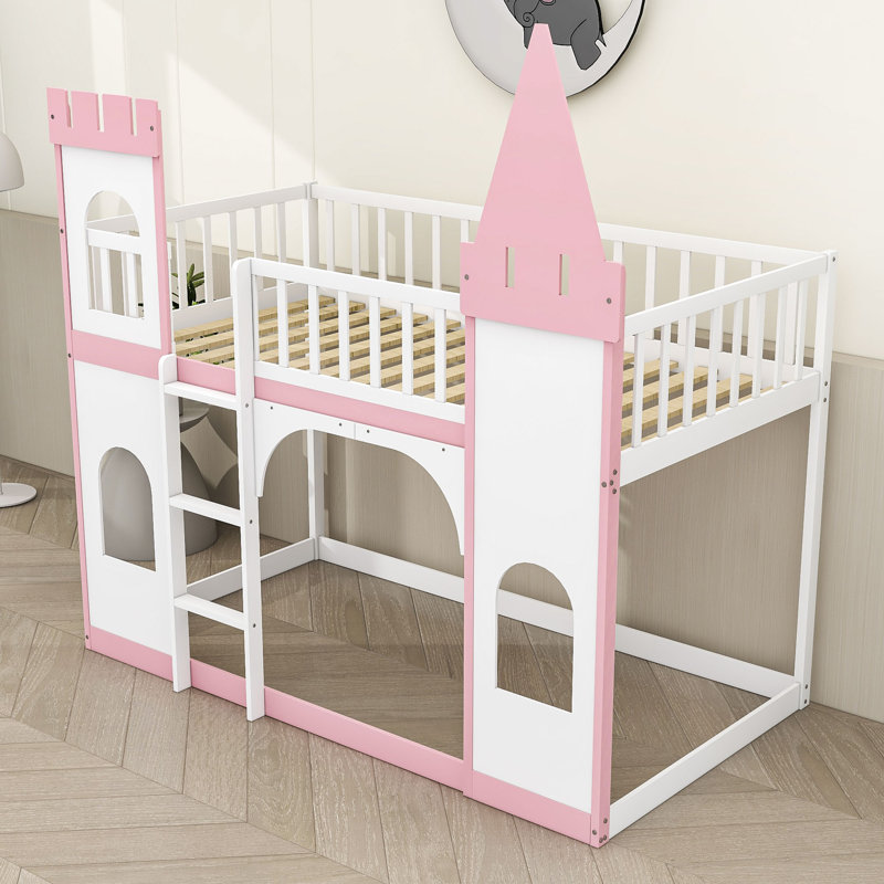 Lit mezzanine simple au-dessus de simple Spearville par Harper Orchard, Rose