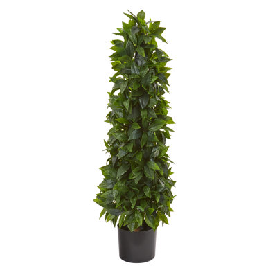 36'' Faux Foliage Topiary in Pot Liner