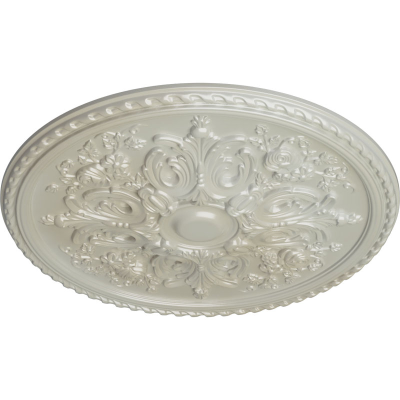 Médaillon de plafond 32 po x P 5/8 po x P 2 po Bradford (convient aux auvents jusqu'à 6 5/8 po), Bleu Flash