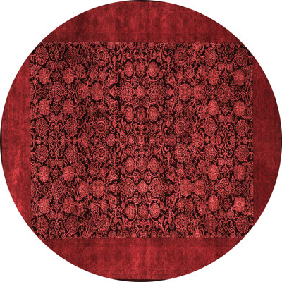 Tapis floral en laine et polyester tissé à la machine Floral