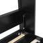 Black Full Size Bed With 3 Storage Cabinets For Sunglasses And Wallets, Reliable Pine Wood Build, Folding Tiny Homes Bed, X-Shaped Embellishment, Solid Wood, Easy To Up
