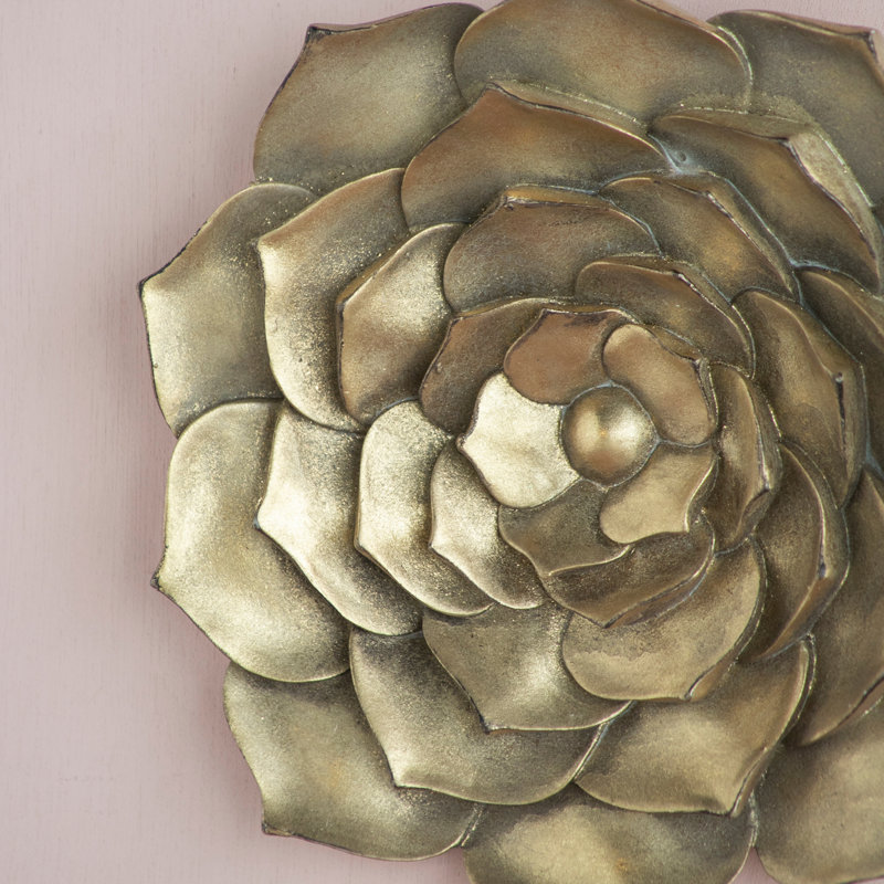 Plaque murale succulente