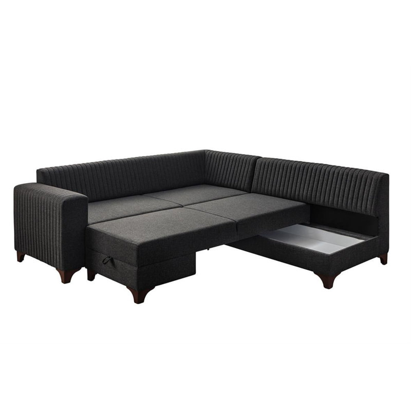 Canapé-lit d'angle, Anthracite