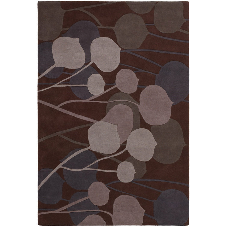 Inhabit Designer Brown Area Rug