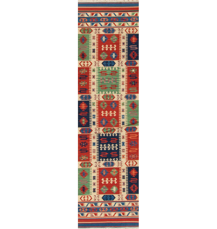 Rio Grande Flatweave Area Rug, Runner 2'6" x 10'