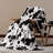 Animal Print Milk Plush Throw Blanket - Soft 330GSM Fleece Blanket for Bedroom Couch Sofa-109832614-109832624
