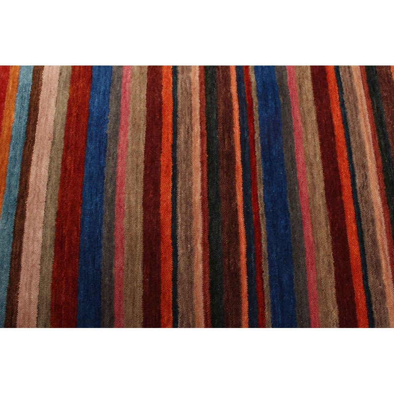 Tapis brun foncé Indo Gabbeh 2 pi 7 po x 7 pi 3 po