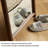 Retro Rectangular Black Walnut Full-Length Mirror