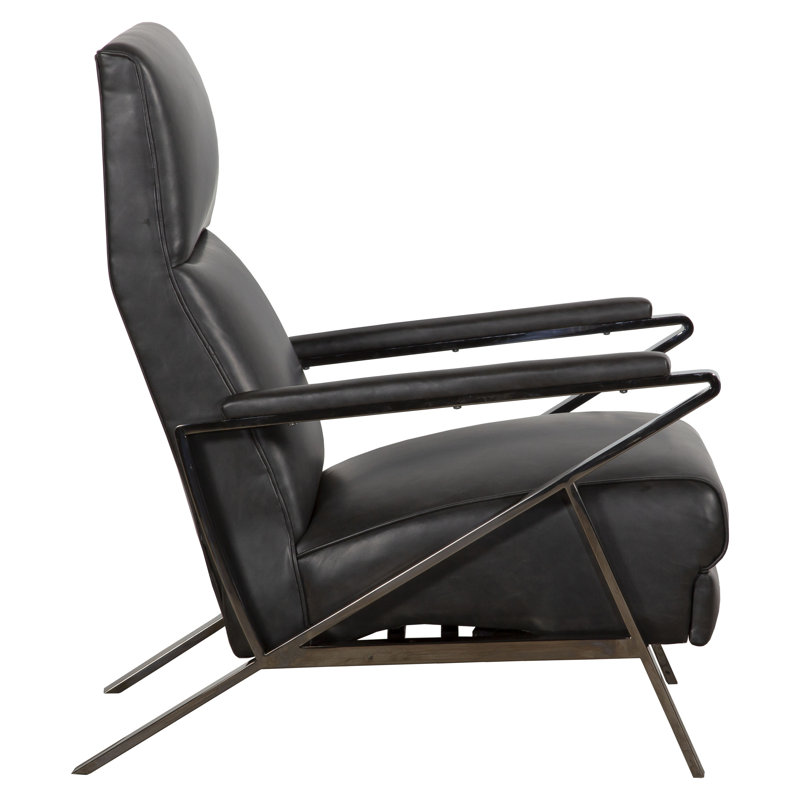 Infinity 28.25" Wide Manual Standard Recliner, Brushed Nickel, Perigold Key Figure Twilight