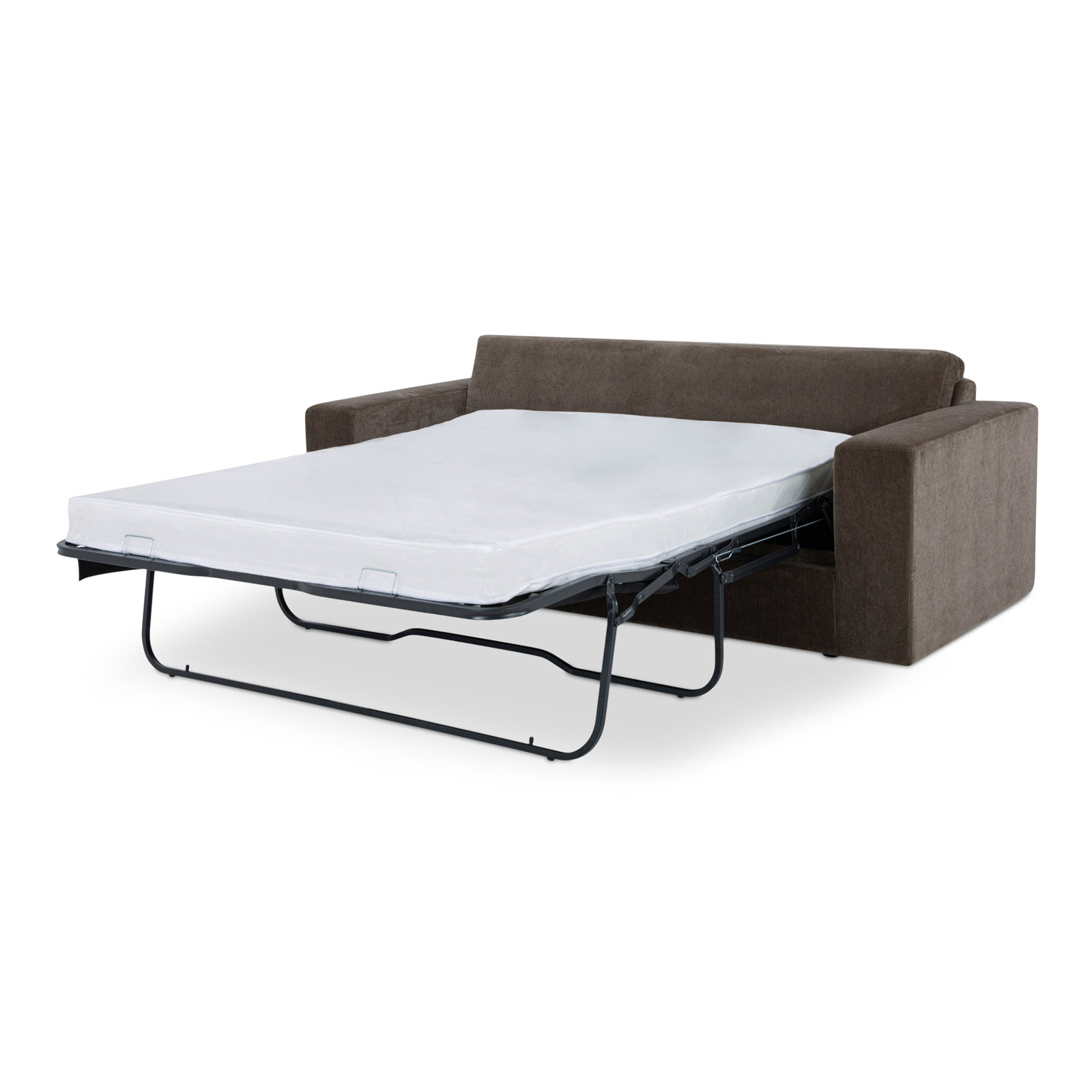 Kiran Sleeper Sofa, Charcoal Velvet