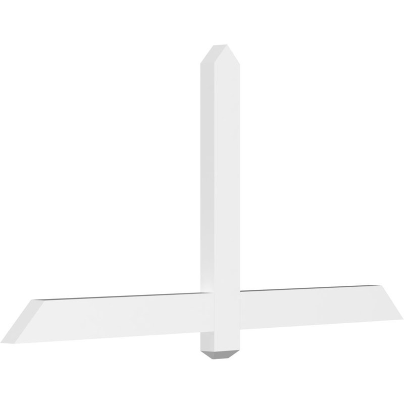 Support à pignon en uréthane Eugene, L 60 po x H 30 po, P 2 po x F 4 po