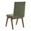 Chaise parsons capitonnée en tissu