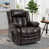 Faux Leather Brown