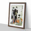 Two Courtesans & a Geisha by Torii Kiyonaga - Picture Frame Painting Print-55614604-55614605