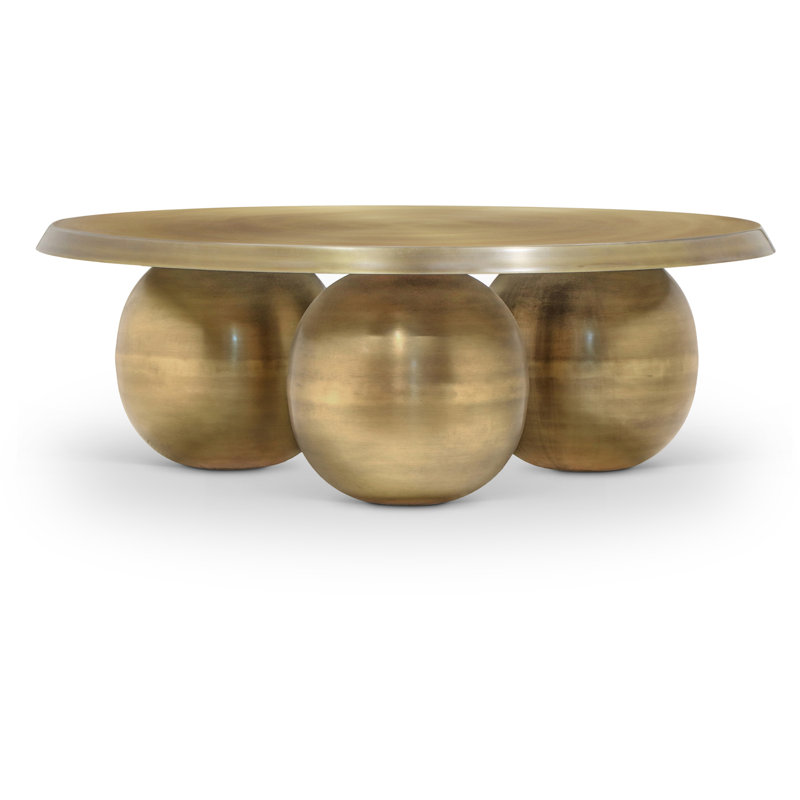 Globus Coffee Table, Gold