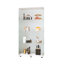 Vitrine en verre à deux portes avec quatre tablettes Exquise, idéale pour mettre en valeur des objets de collection et des livres avec style-378221489