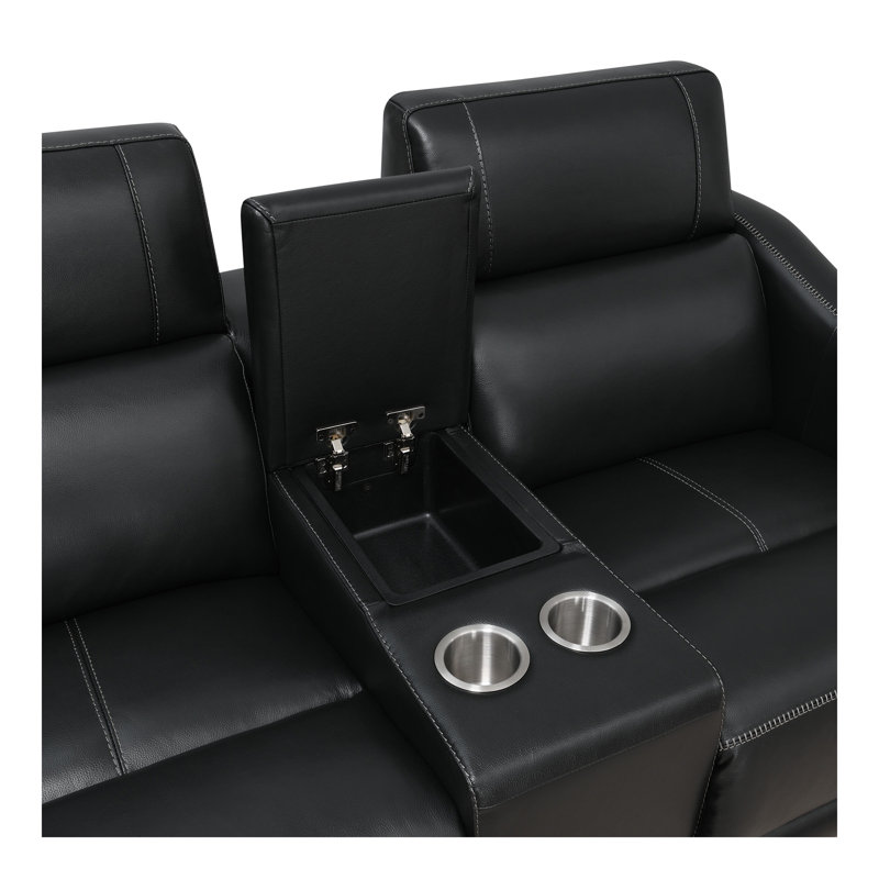 Causeuse en cuir Transition Dual-Power