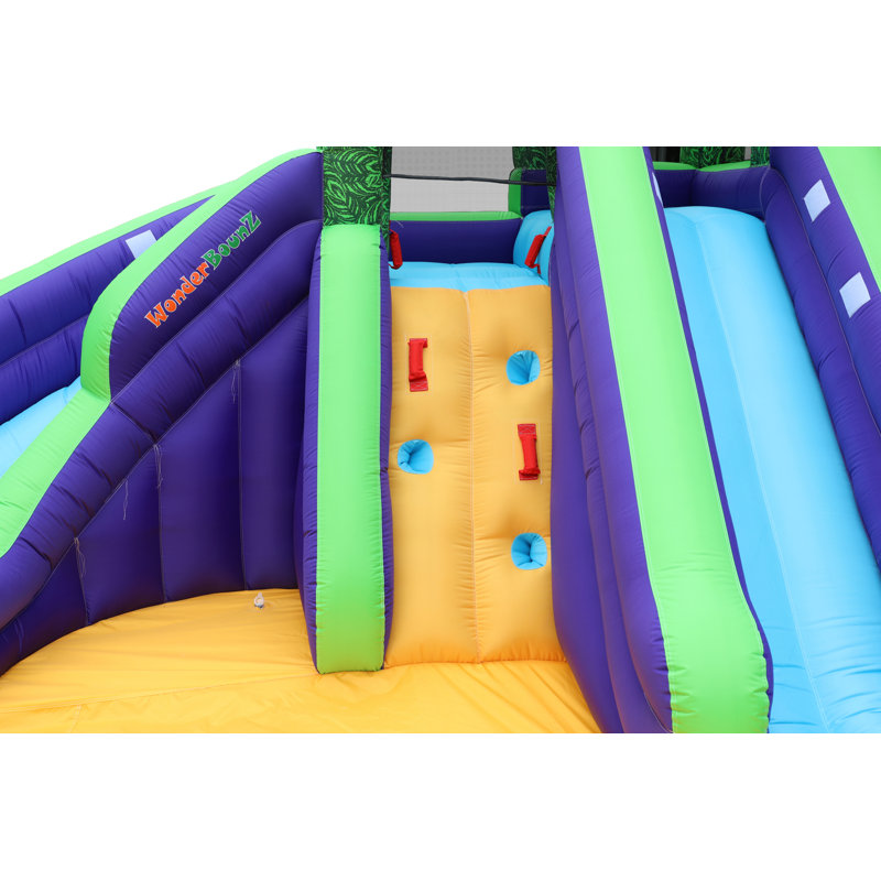 Glissade d'eau gonflable 12 'x 13,8' avec soufflerie