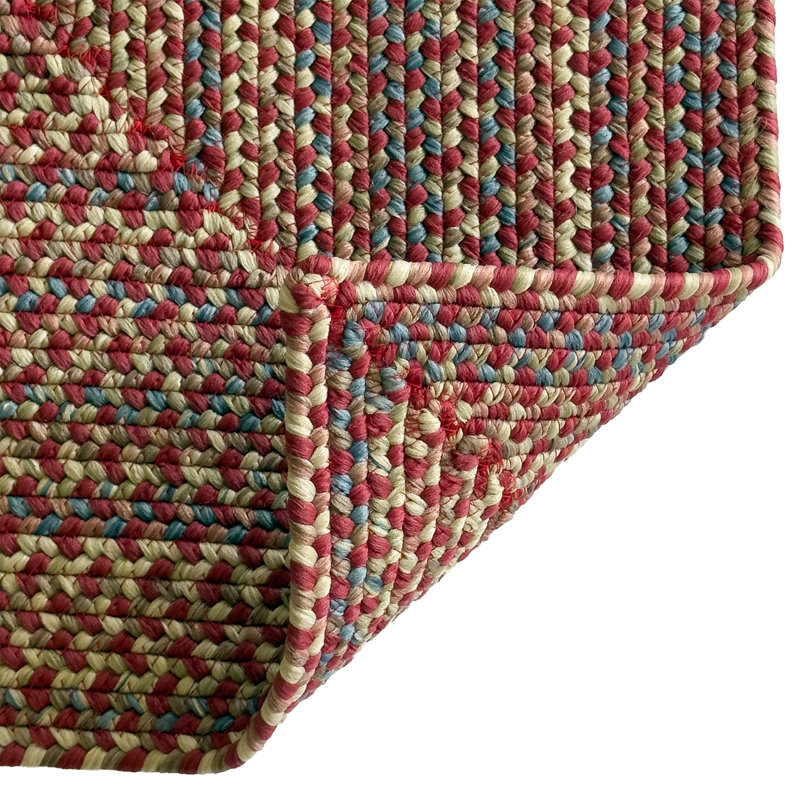 Tapis d'intérieur réversible tressé Maplewood, Vin multi, Rectangle de 5 pi x 8 pi