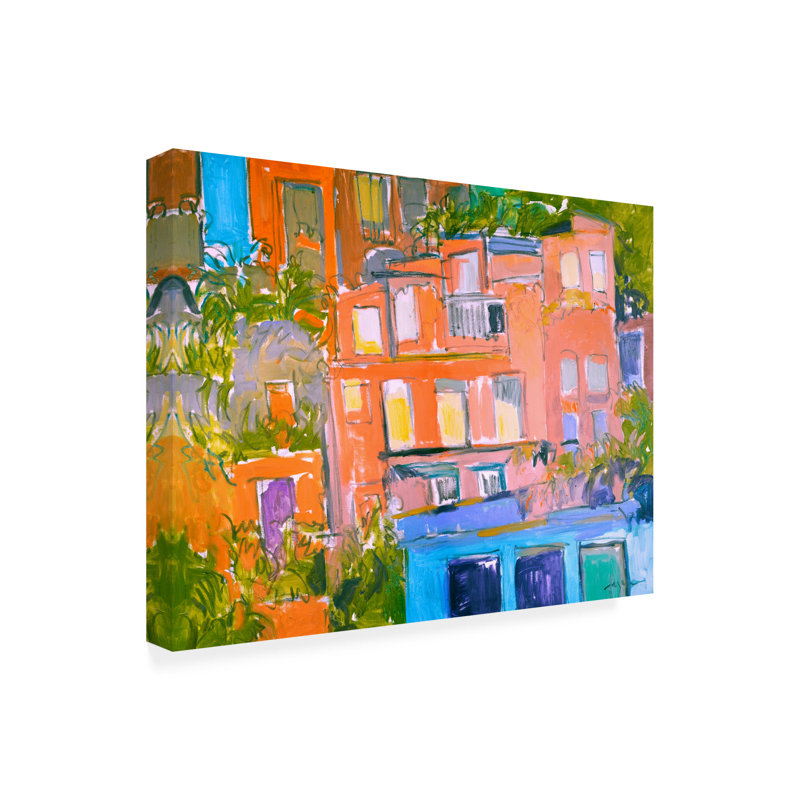Art sur toile «Bachelor Dorothy Fagan Village II», H 35 po x l 47 po