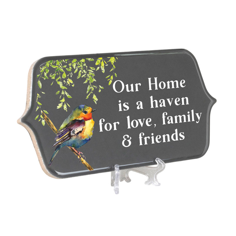 Our Our Is A Haven For Love, plaque décorative