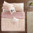 Full/queen Comforter In Blush With Metallic Ornate Pillows And Gold-117061497