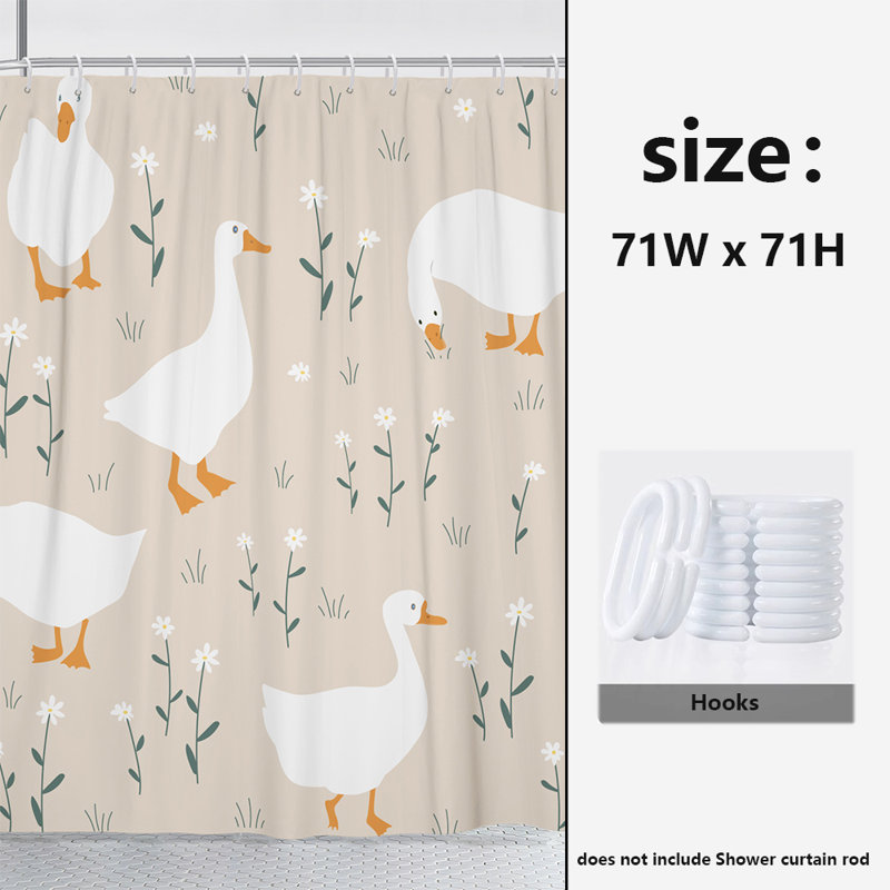 Rideau de douche en polyester