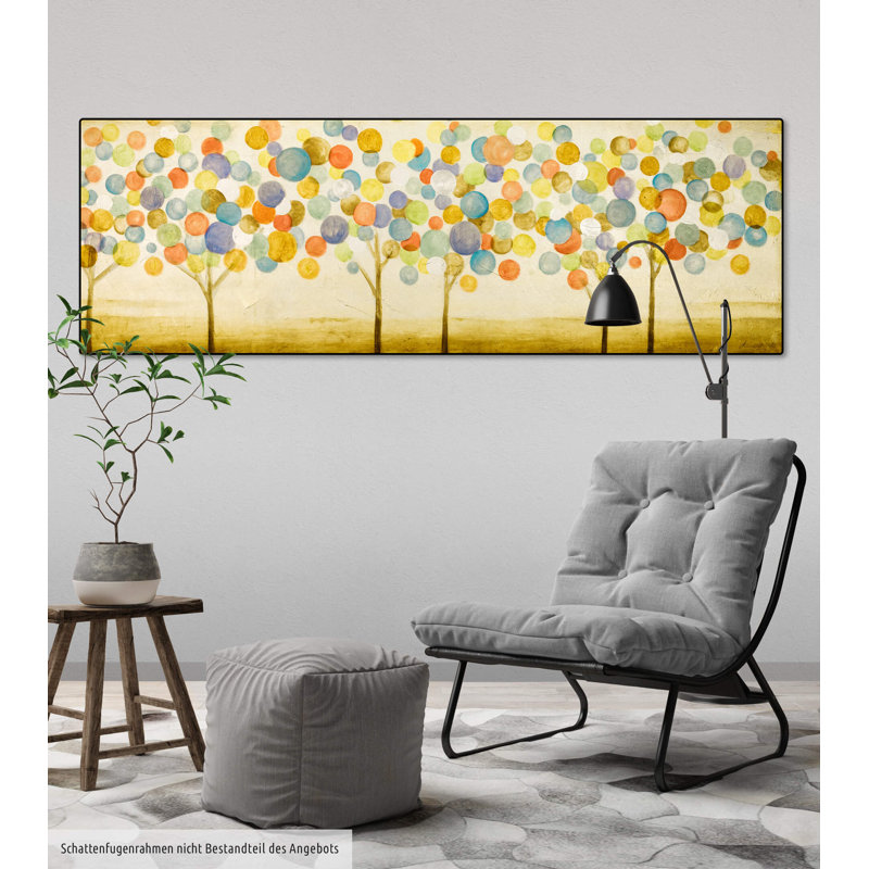 Colorful Autumn Leaves - No Frame Panoramic Painting on Canvas
