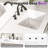 Chimira Farmhouse Single Bathroom Vanity with Acrylic Top-563594298-559235708
