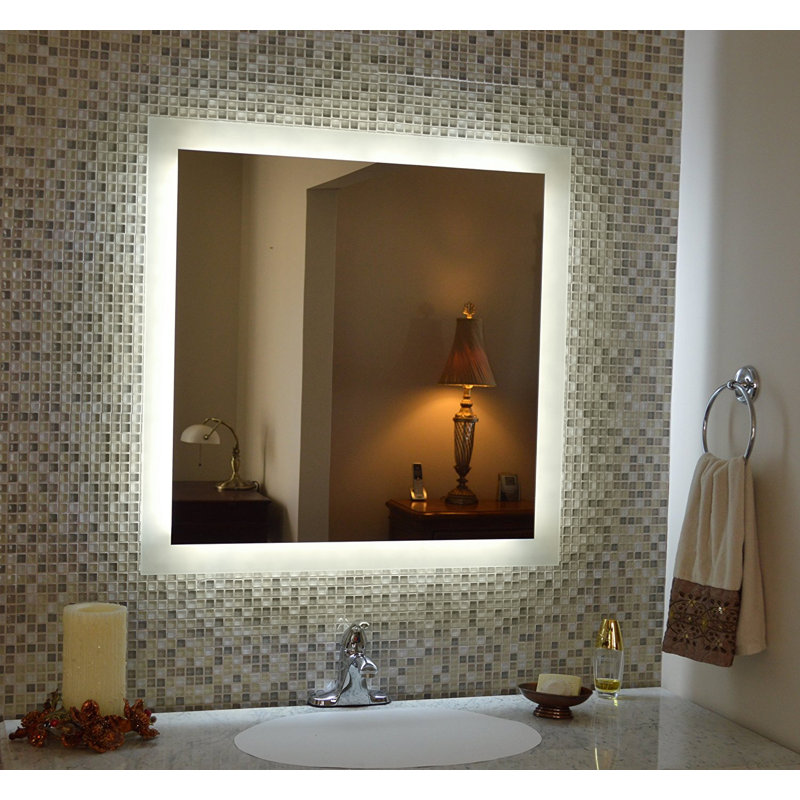 Abbie Flat Wall Mirror, 30" x 36"