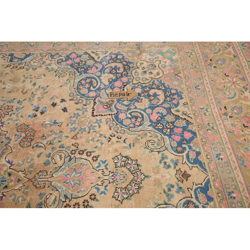 Tapis traditionnel en laine fait à la main 9 x 12