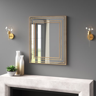 Hanning Engineered Wood Flat Wall Mirror