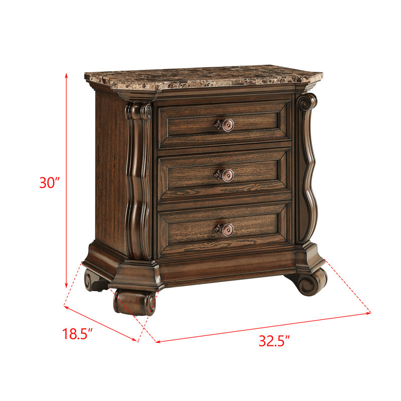 Ensemble de chambre à coucher rembourrée 5 pièces en bois massif Muller, Très grand lit