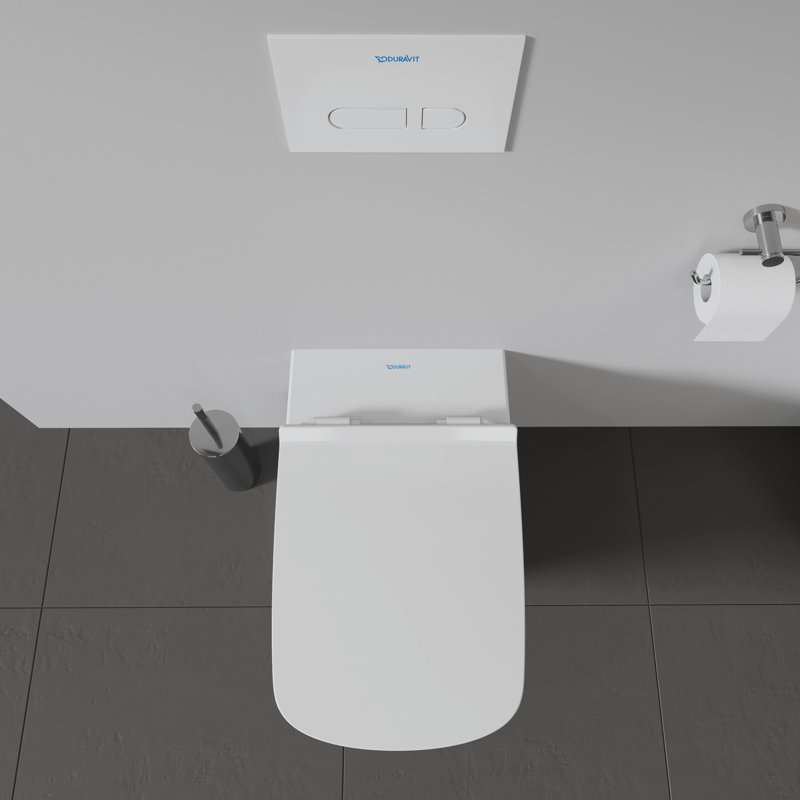 Duravit DuraStyle Dual Flush Elongated Toilet Bowl (Seat Not Included)